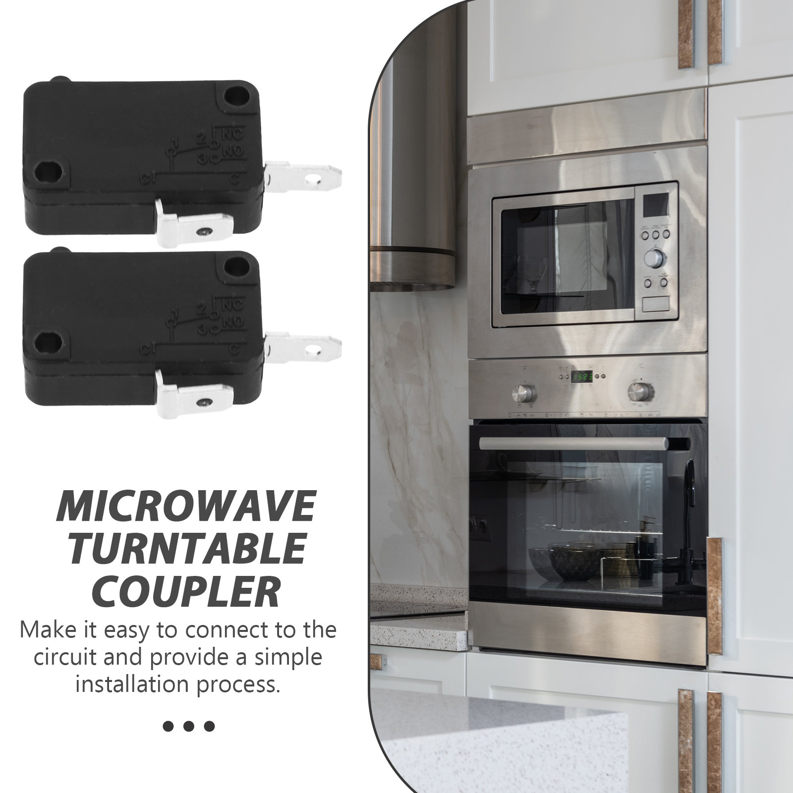 2Pcs Micro Switch 2-Pin Normal - Home Appliances recension och pris