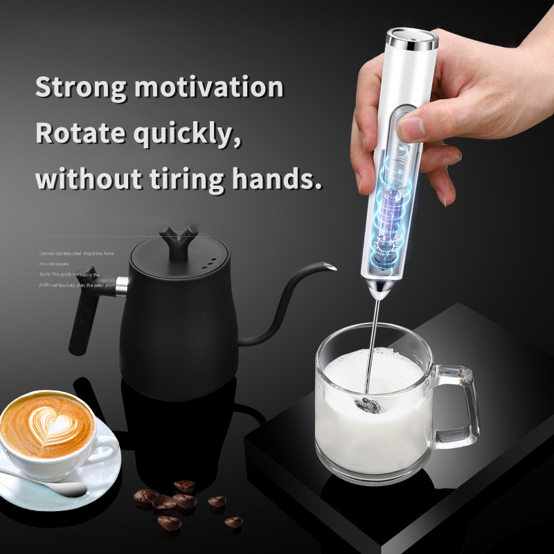 Electric Milk Foamer Blender W - Immersion Hand Blender Set recension och pris