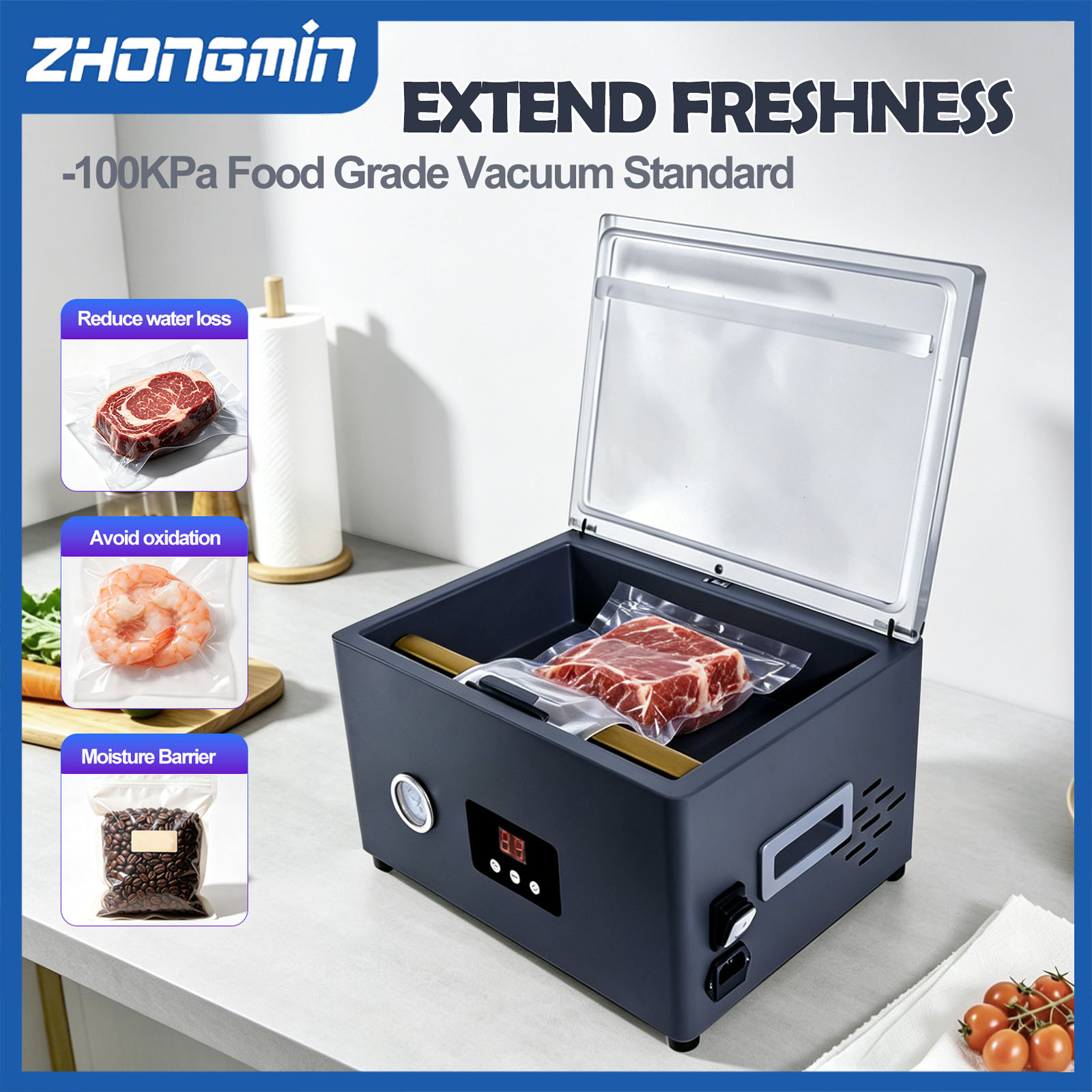 ZM-CVS300 Food Vacuum Sealer M - Food Vacuum Sealer Machine recension och pris